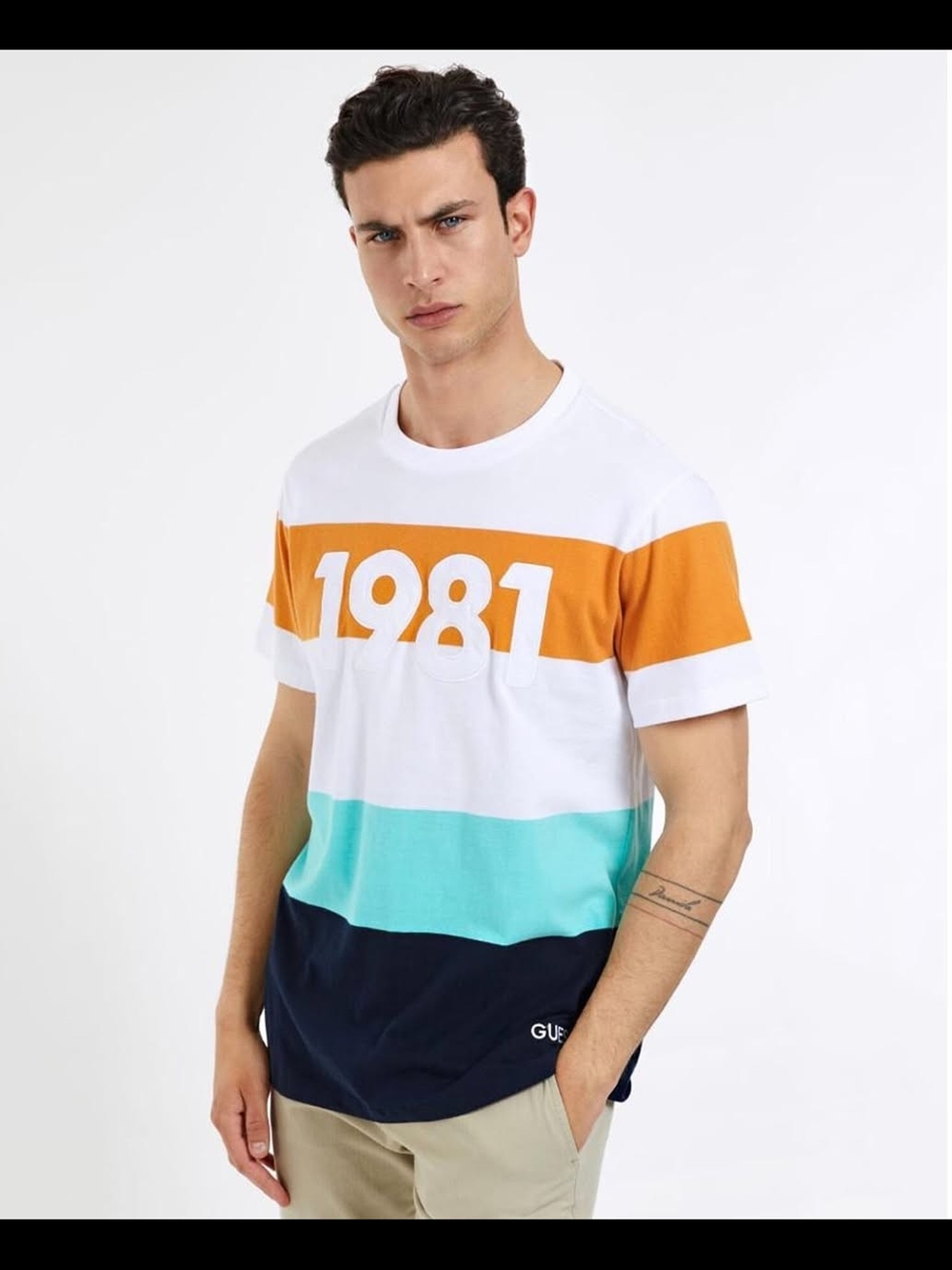 GUESS Men’s Regular Fit Ghost Tee sz L